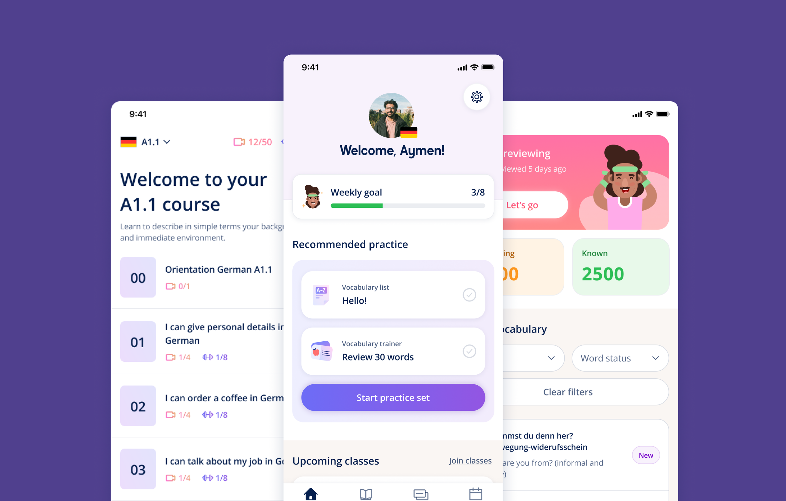 Lingoda mobile app